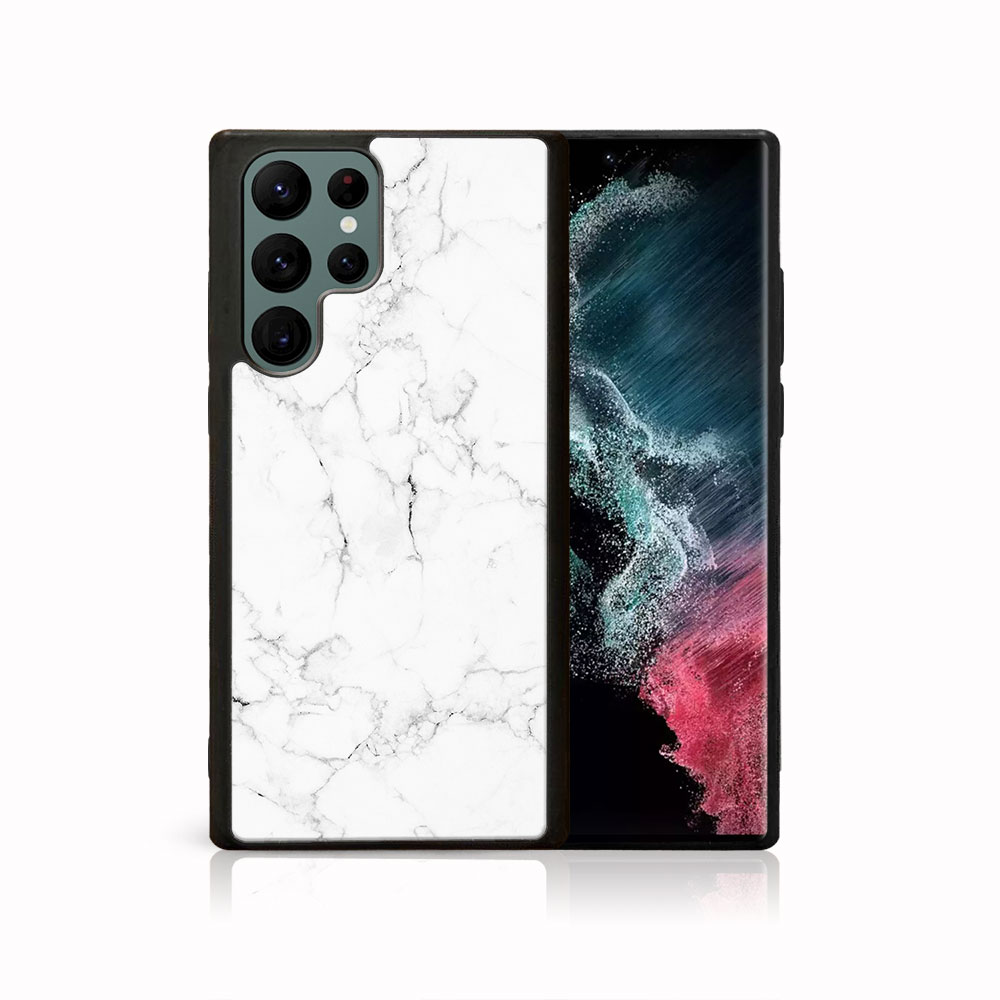 E-shop MY ART Ochranný kryt Samsung Galaxy S22 Ultra 5G -WHITE MARBLE (144)