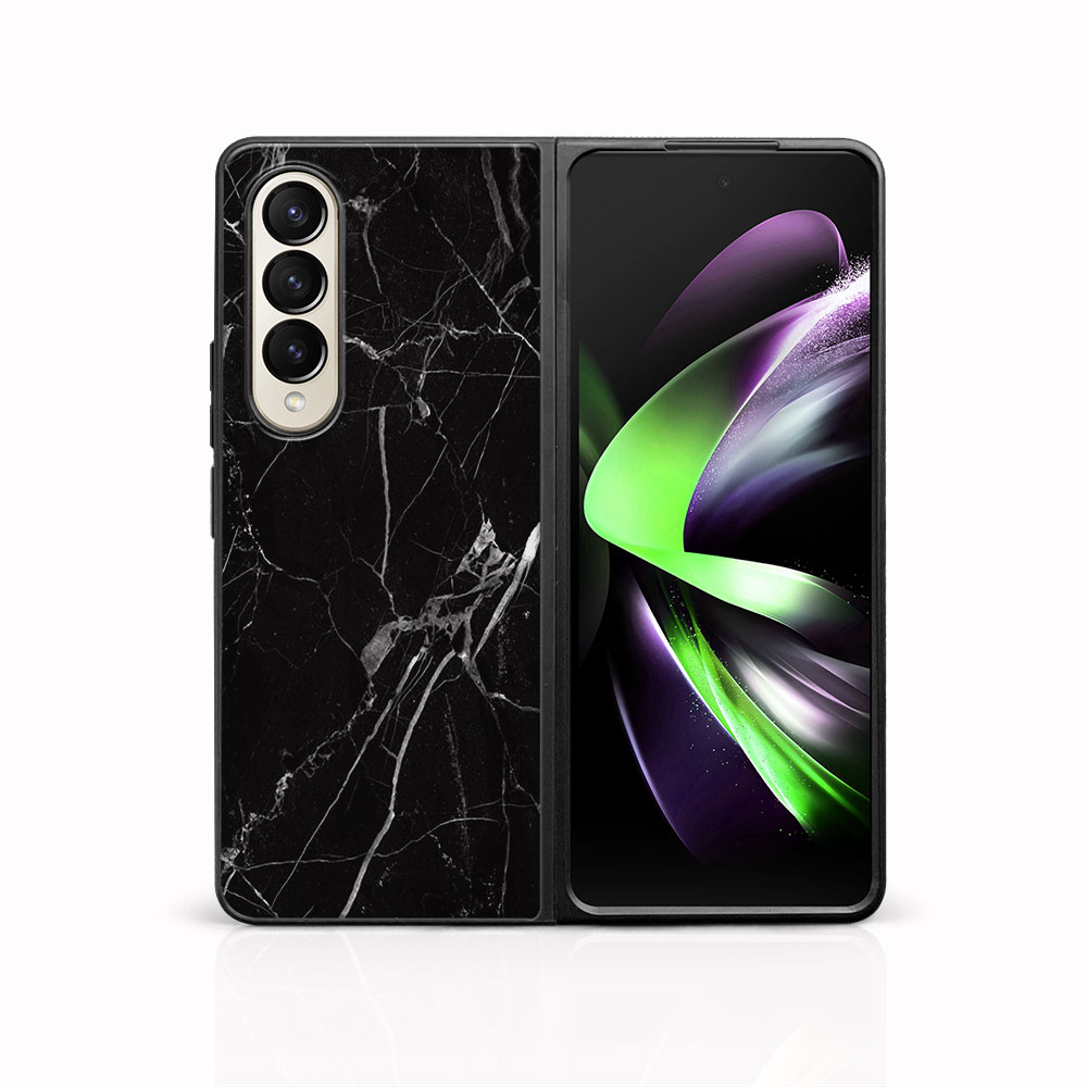 E-shop MY ART Ochranný kryt pre Samsung Galaxy Z Fold4 5G BLACK MARBLE (142)