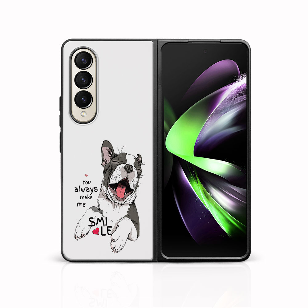 E-shop MY ART Ochranný kryt pre Samsung Galaxy Z Fold 3 5G SMILE (189)