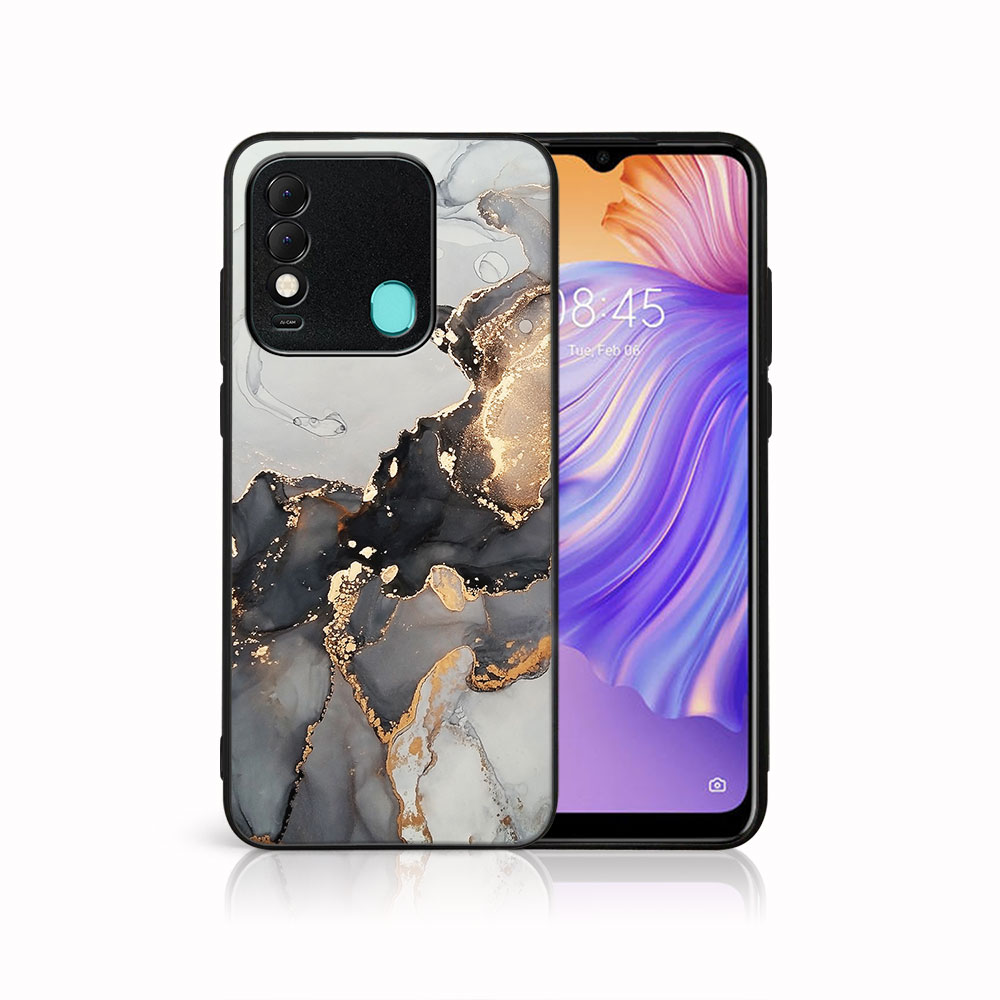 E-shop MY ART Ochranný obal Tecno Spark 8 -GREY MARBLE (140)