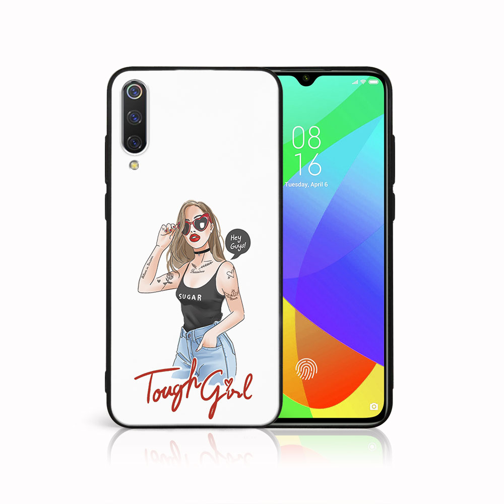 E-shop MY ART Ochranný obal Xiaomi Mi 9 SE -TOUGH GIRL (131)