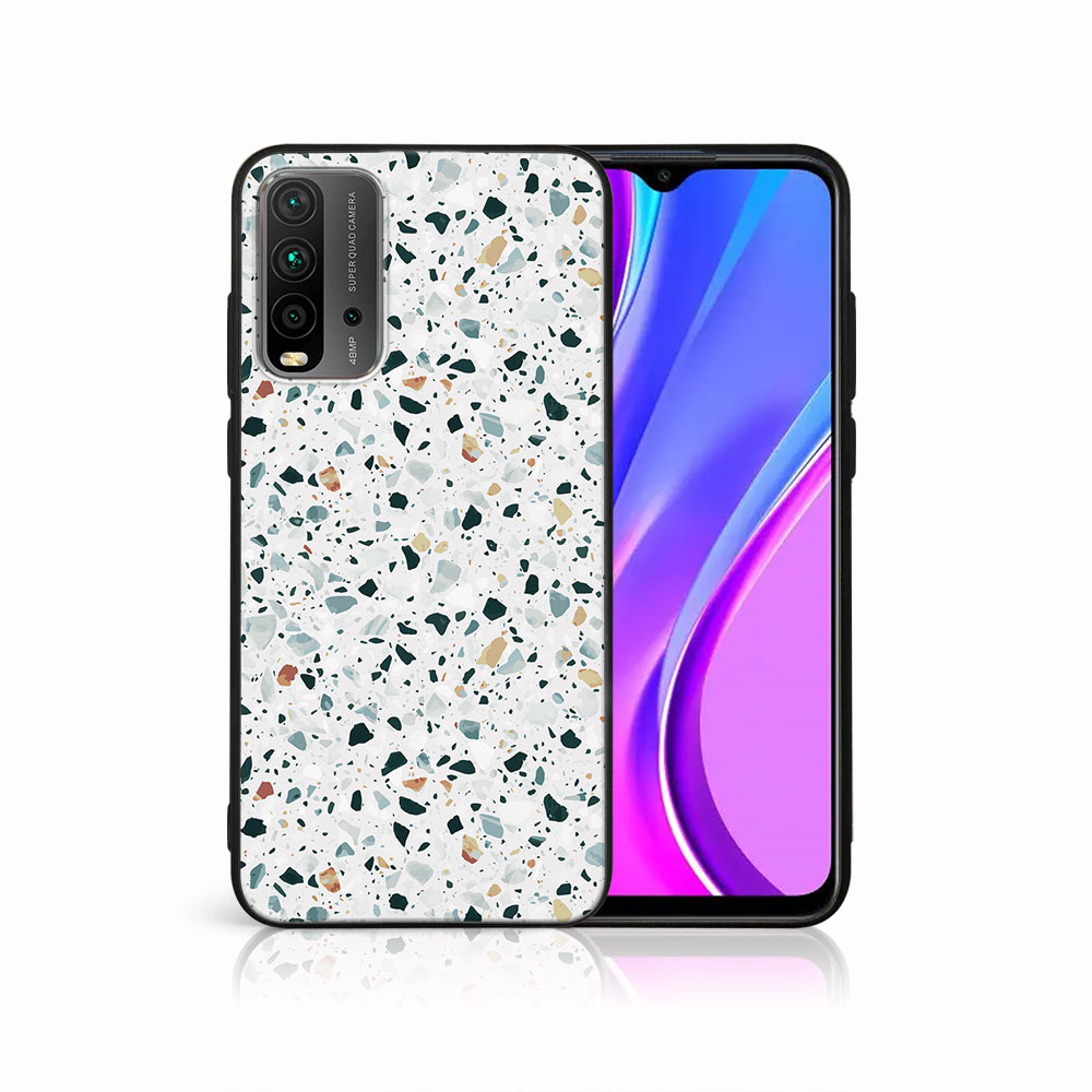 E-shop MY ART Ochranný obal Xiaomi Redmi 9T GREY TERRAZZO (163)