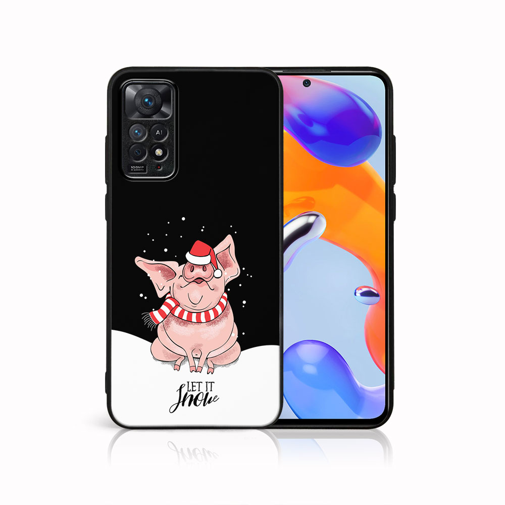 E-shop MY ART Kryt s vianočným dizajnom Xiaomi Redmi Note 11 / NOTE 11S LET IT SNOW (075)