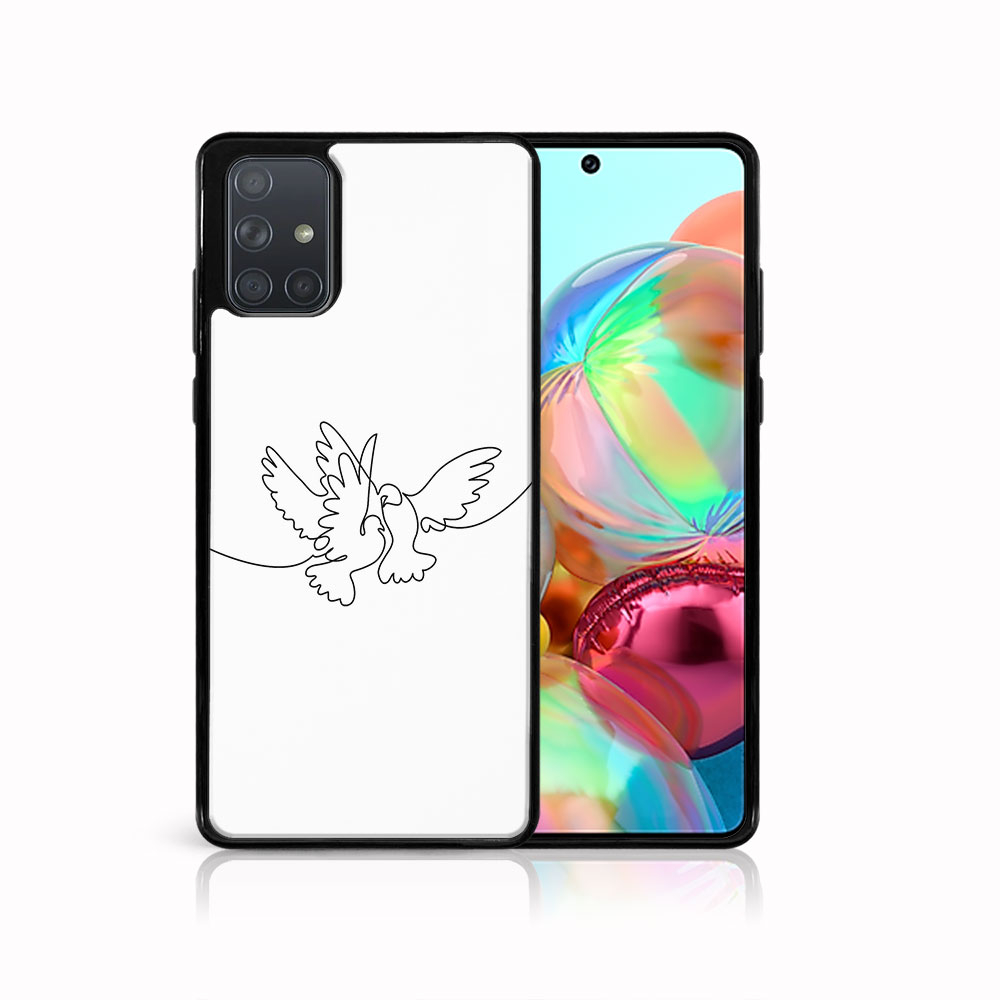 E-shop MY ART Silikónový kryt Samsung Galaxy A71 DOVE (031)
