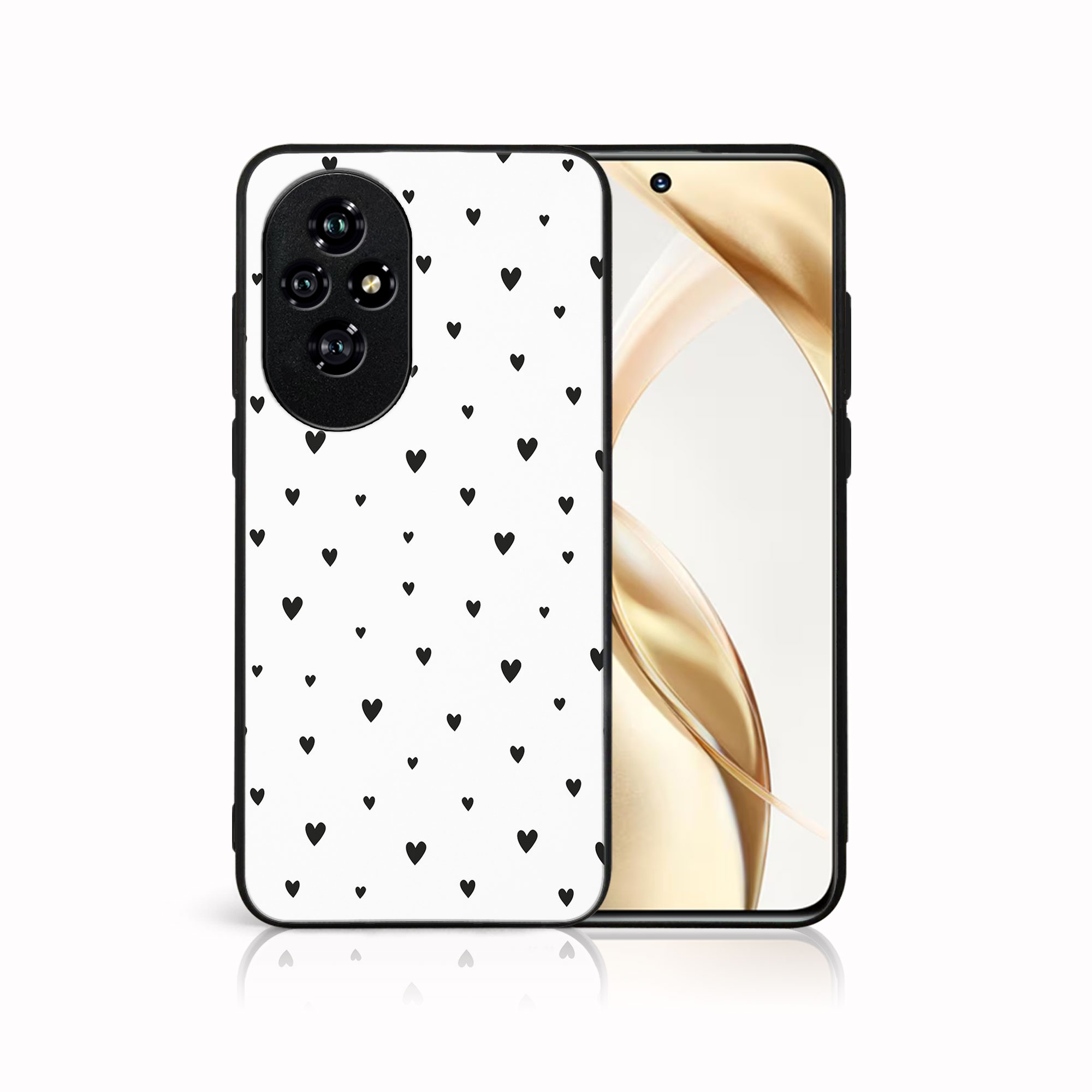 E-shop MY ART Ochranný kryt pre Honor 200 BLACK HEARTS (167)
