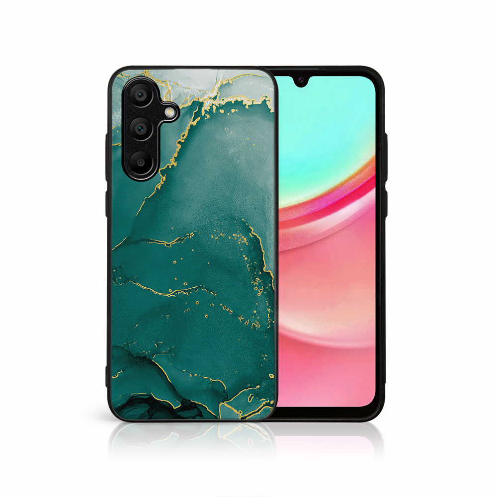 E-shop MY ART Ochranný kryt pre Samsung Galaxy A35 5G GREEN MARBLE (145)