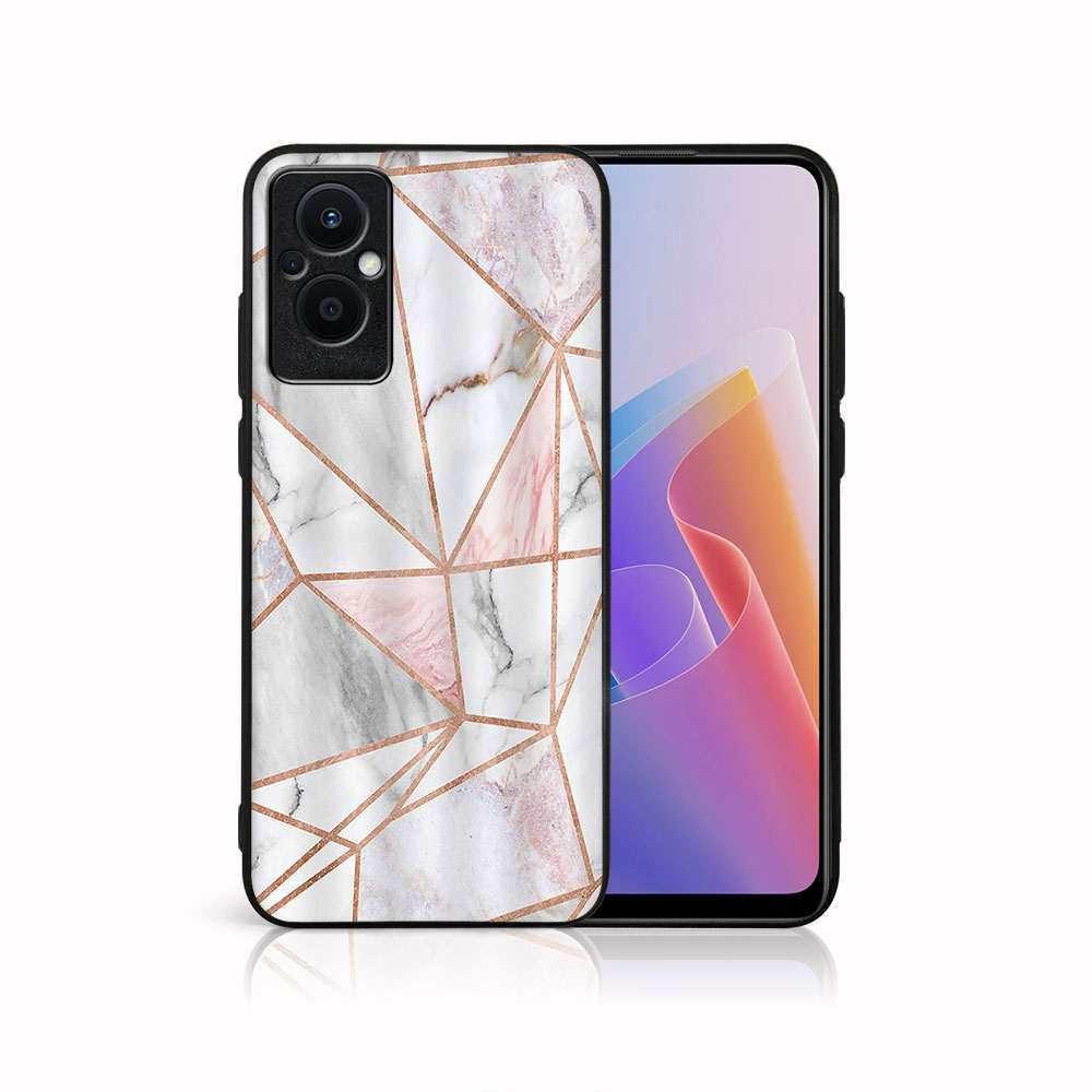 E-shop MY ART Ochranný obal Oppo Reno7 Lite 5G PINK MARBLE (143)
