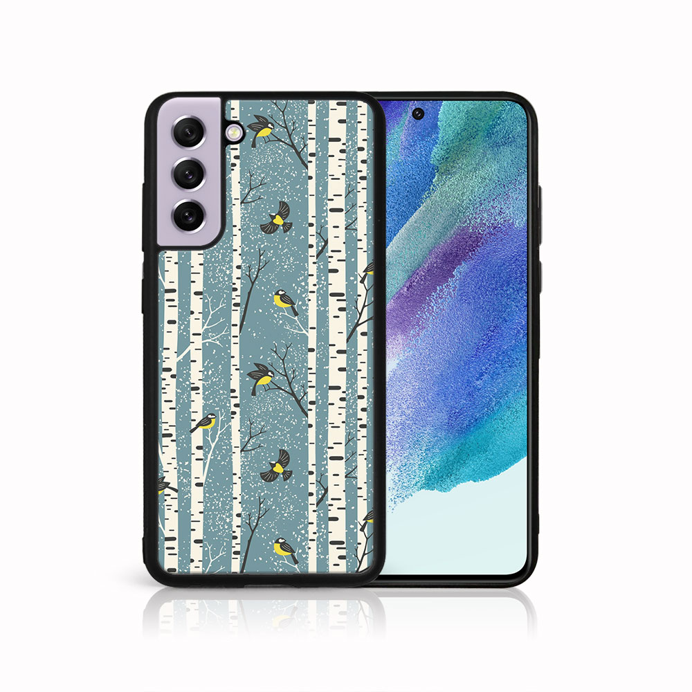 E-shop MY ART Kryt s vianočným dizajnom Samsung Galaxy S21 FE 5G BIRCH (072)