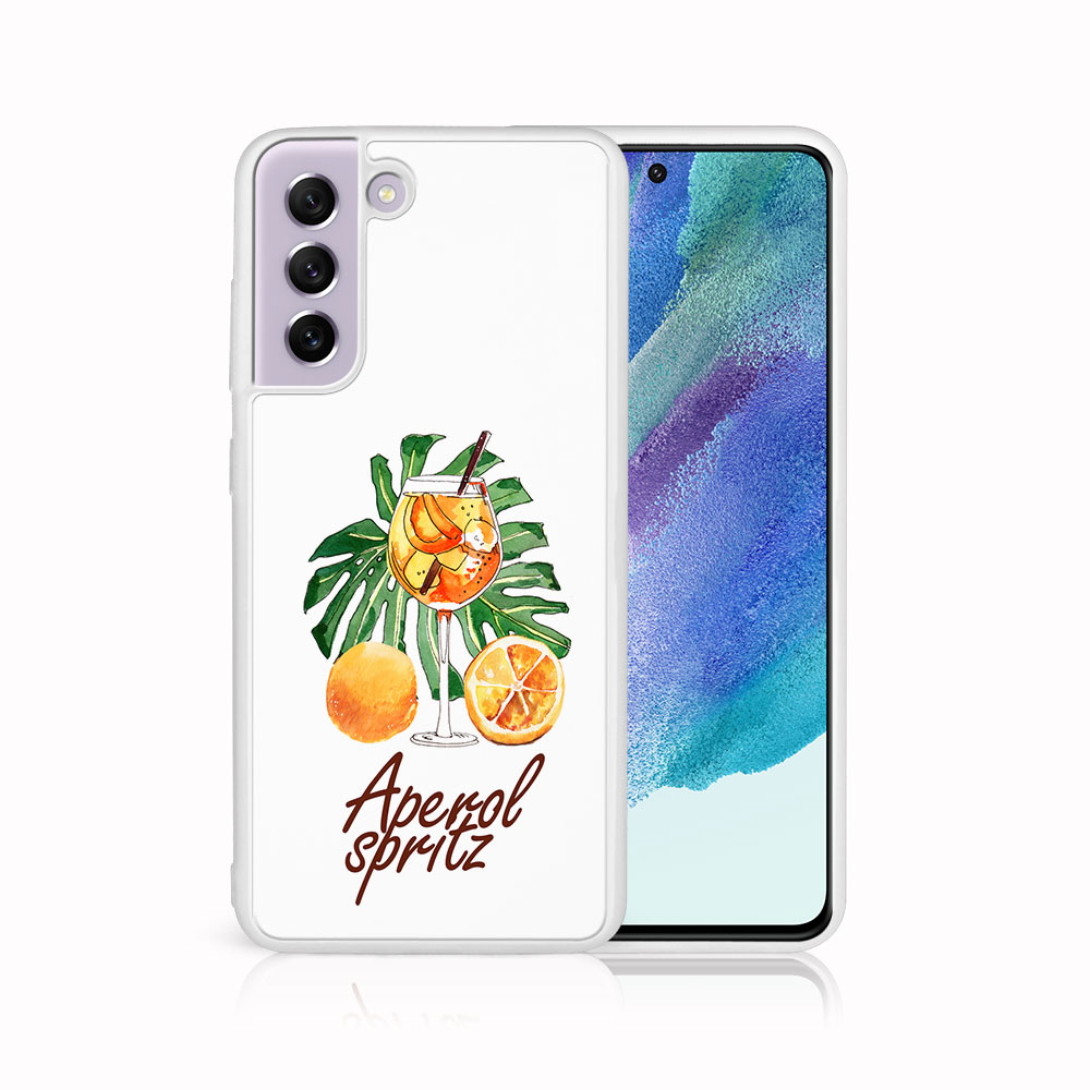 E-shop MY ART Silikónový obal Samsung Galaxy S21 FE 5G APEROL (127)
