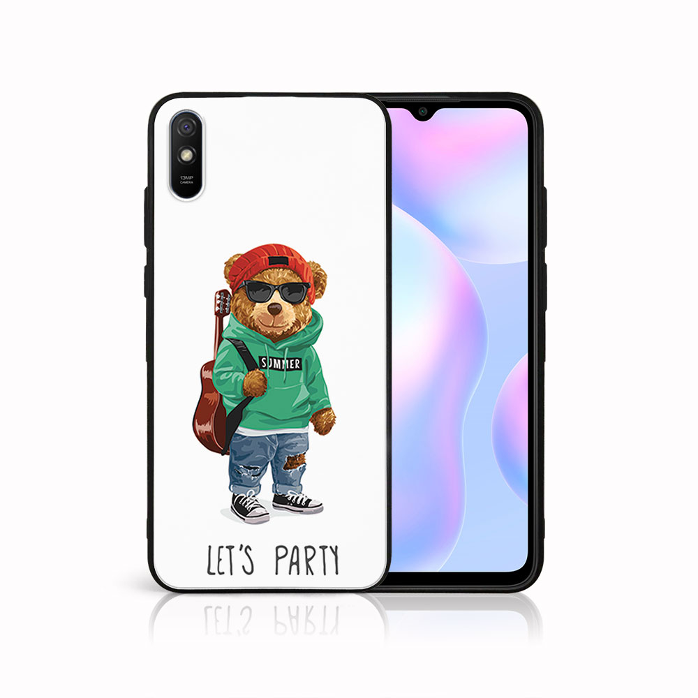 E-shop MY ART Silikónový obal Xiaomi Redmi 9A / 9AT BEAR (177)