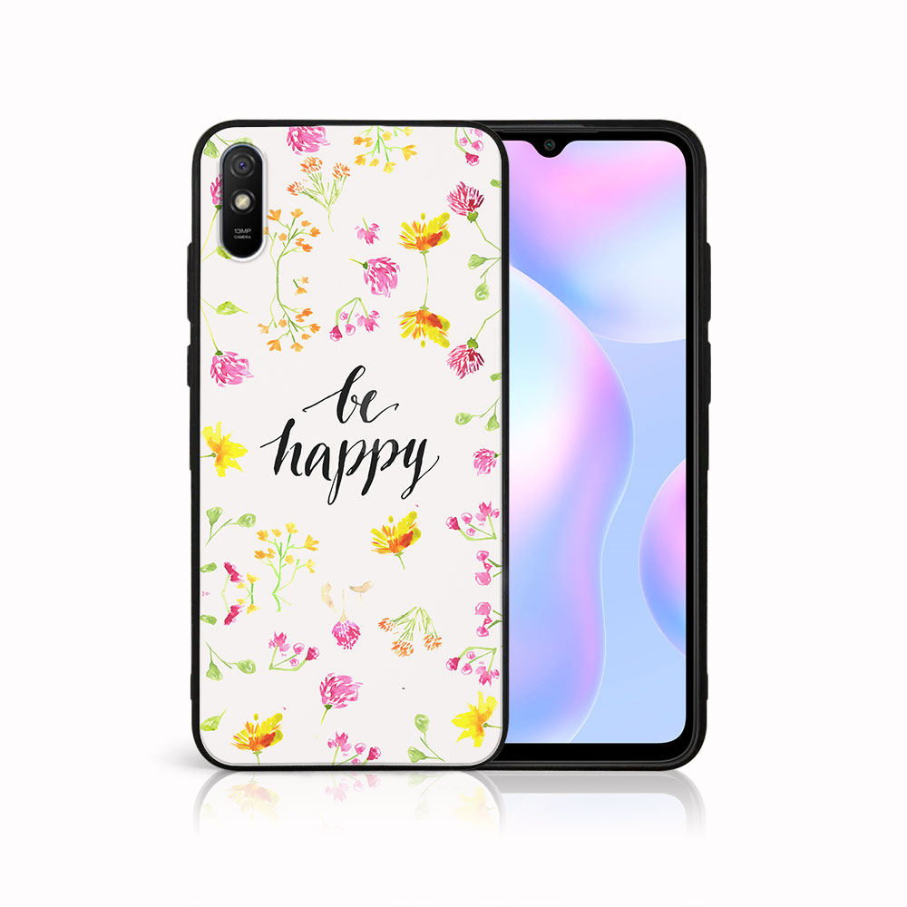 E-shop MY ART Silikónový obal Xiaomi Redmi 9A / 9AT BE HAPPY (019)