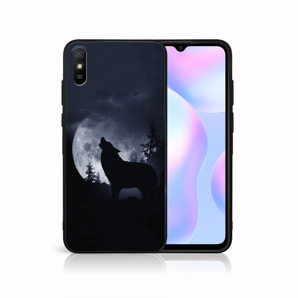 E-shop MY ART Silikónový obal Xiaomi Redmi 9A / 9AT WOLF (247)