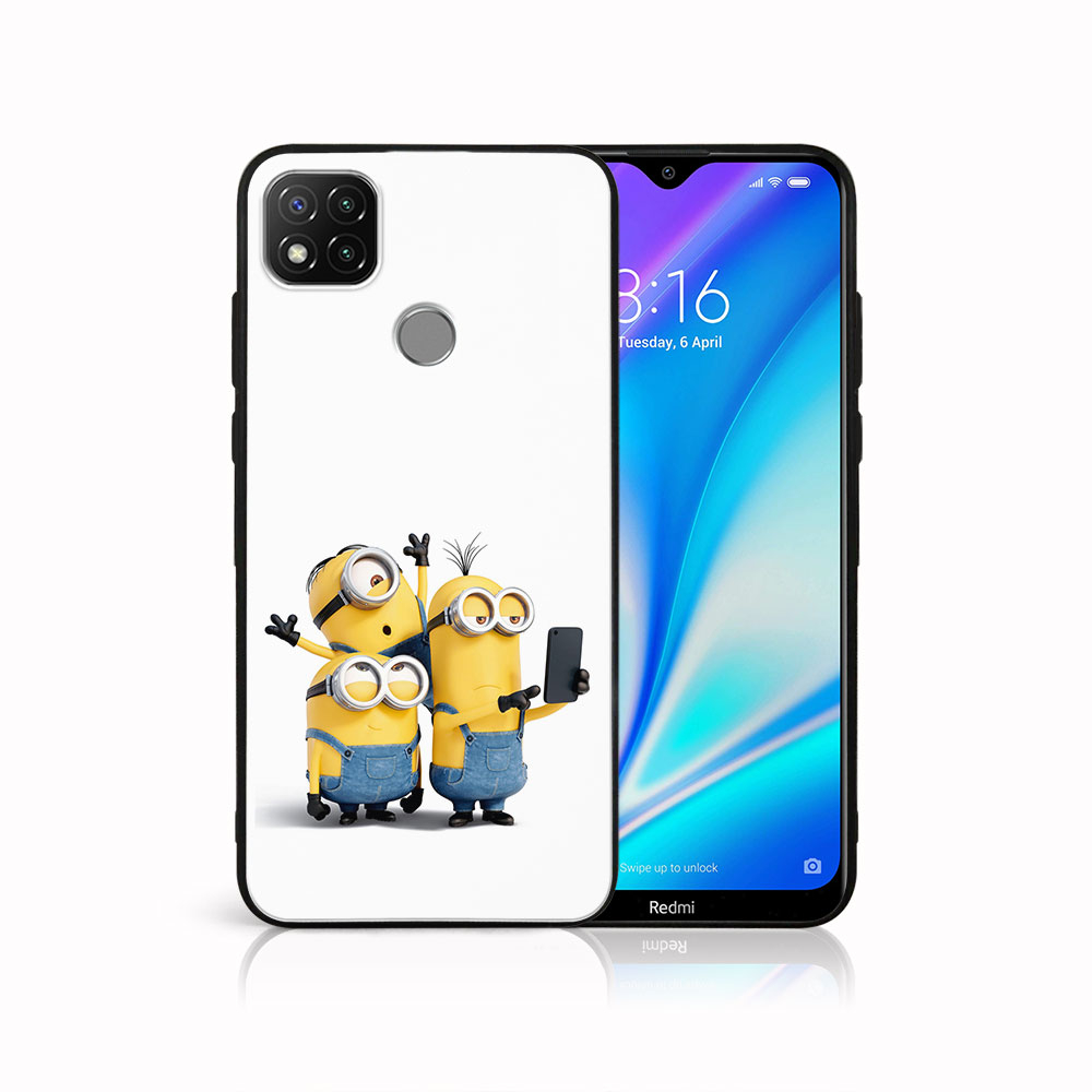 E-shop MY ART Silikónový obal Xiaomi Redmi 9C MINIONS SELFIE (022)