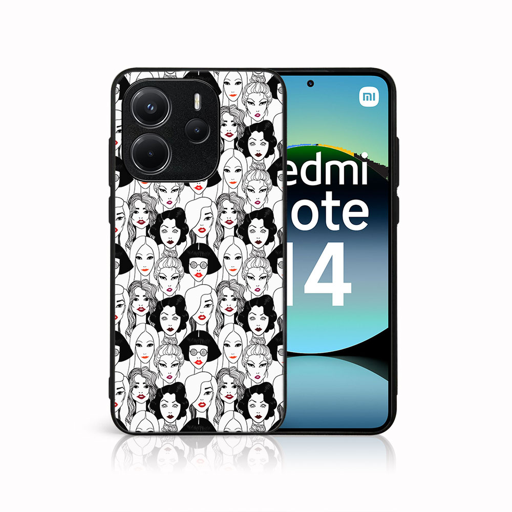 E-shop MY ART Ochranný kryt pre Xiaomi Redmi Note 14 LIPSTICK (174)