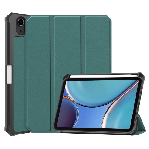 E-shop LEATHER Zaklápací obal Apple iPad mini 2021 / iPad mini 2024 zelený