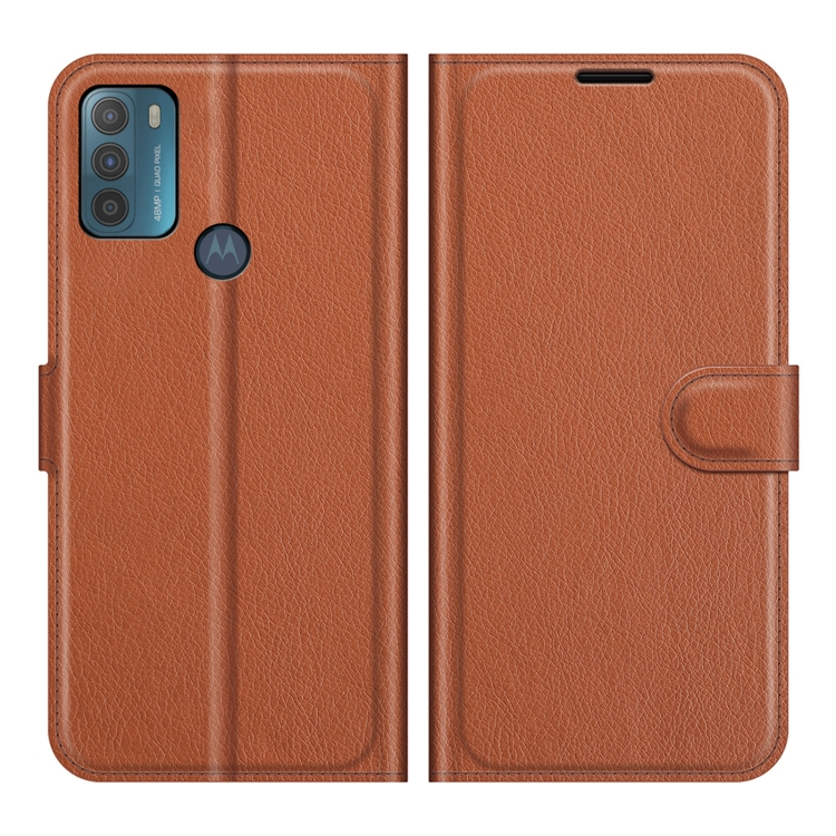 E-shop LITCHI Ochranný kryt pre Motorola Moto G50 hnedý