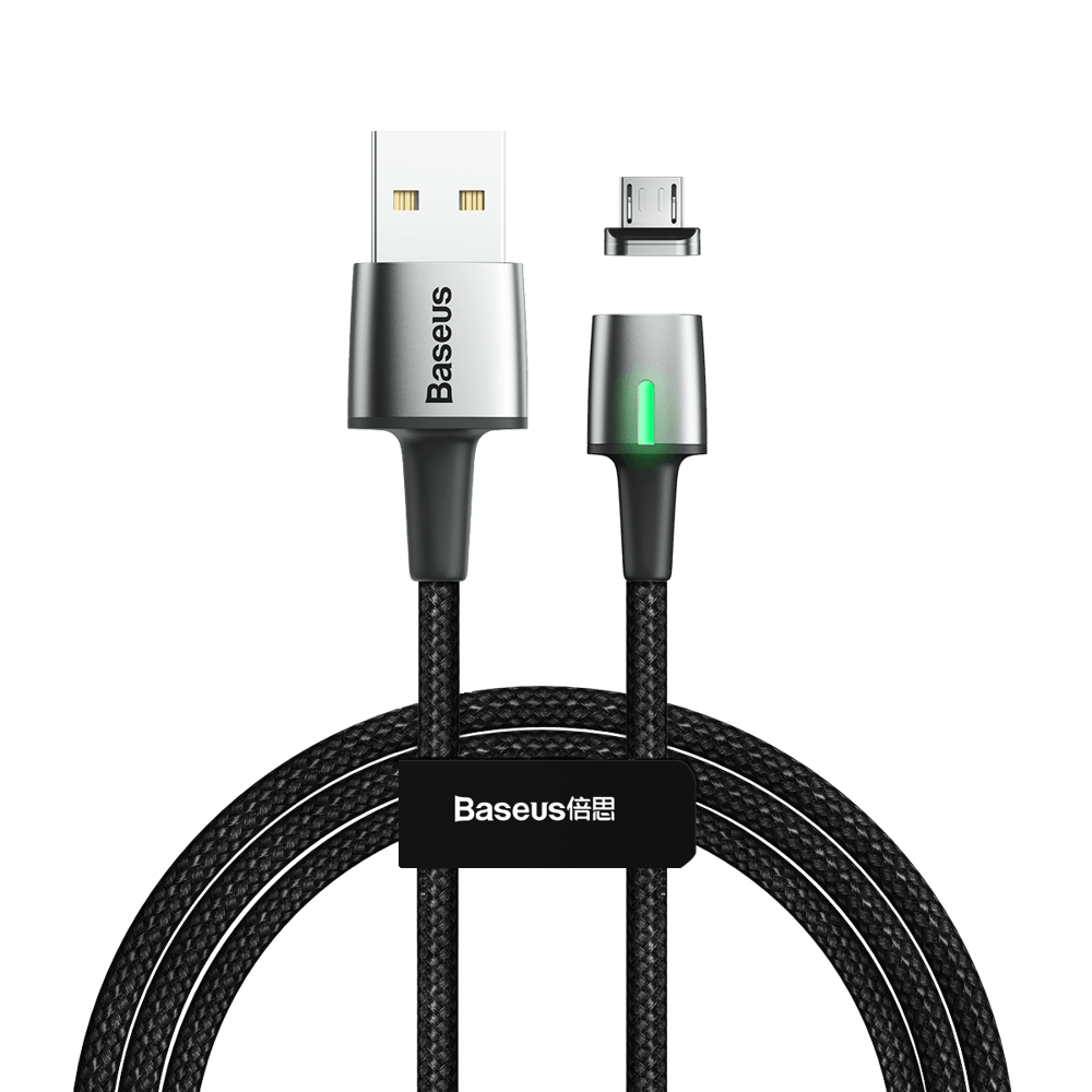 BASEUS 16802
BASEUS ZINC Magnetický kábel micro USB 1m čierny