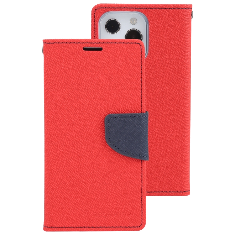 E-shop MERCURY FANCY Peňaženkový obal Apple iPhone 14 Pro Max červený