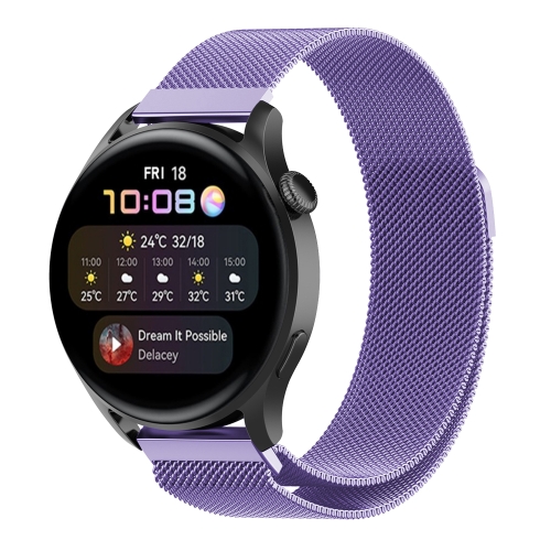 E-shop MILANESE Kovový remienok pre Huawei Watch GT 3 Pro 46mm fialový