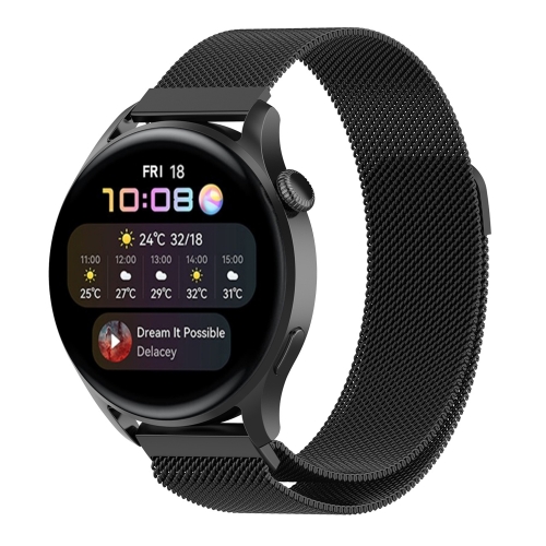 E-shop MILANESE Kovový remienok pre Huawei Watch GT 3 Pro 46mm čierny