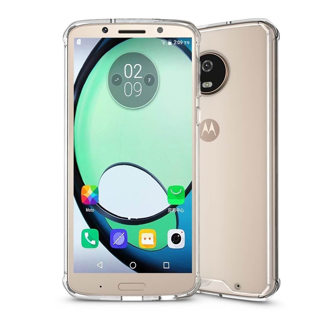 FORCELL Odolný kryt Motorola Moto G6 Plus priehľadný