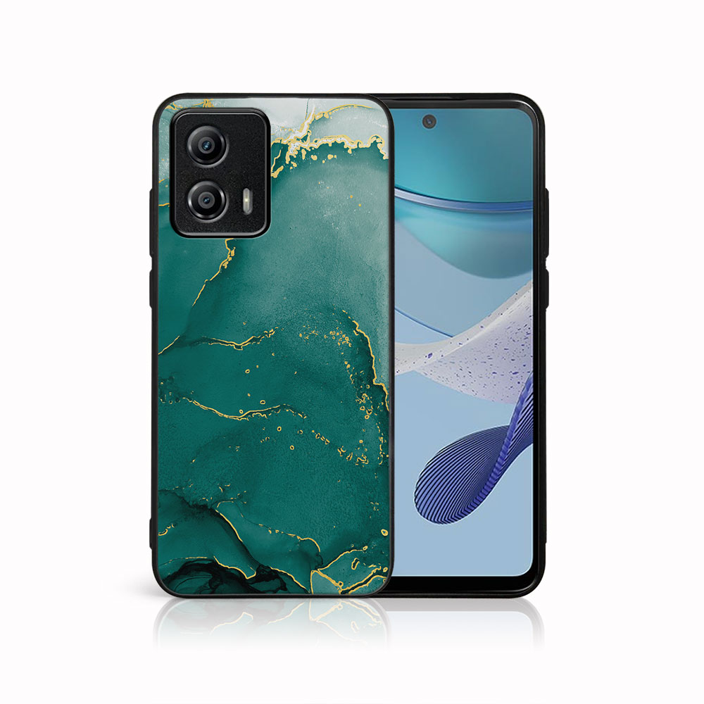 E-shop MY ART Ochranný kryt pre Motorola Moto G53 5G GREEN MARBLE (145)