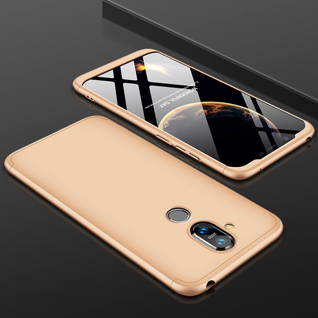 E-shop 360° ochranný kryt Nokia 8.1 zlatý