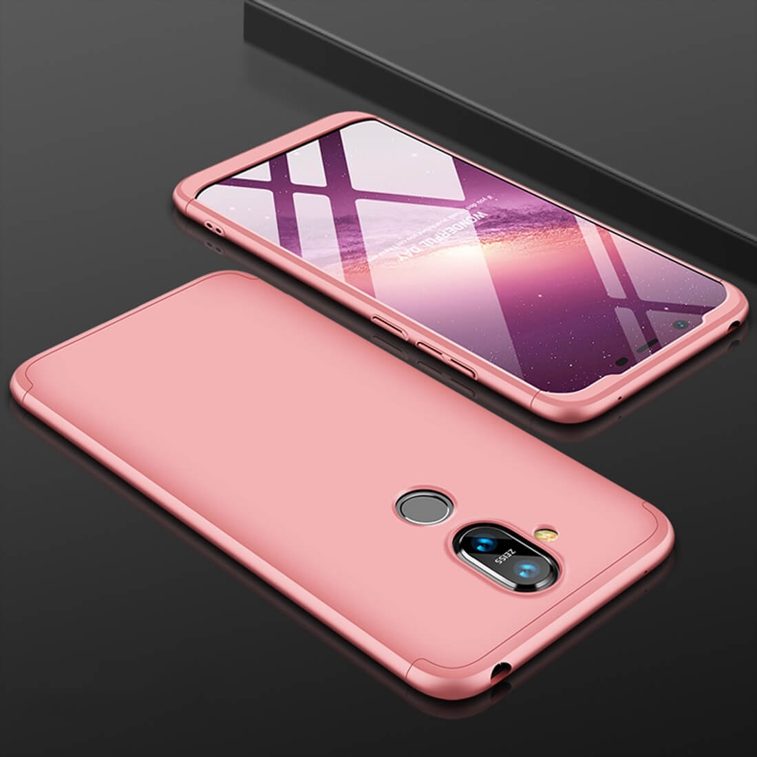 E-shop 360° ochranný kryt Nokia 8.1 ružový