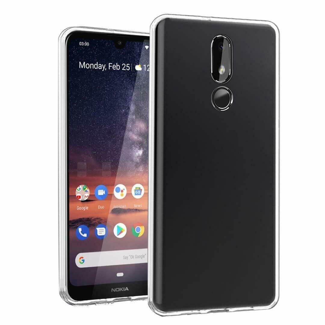 E-shop Priehľadné silikónové puzdro Nokia 3.2