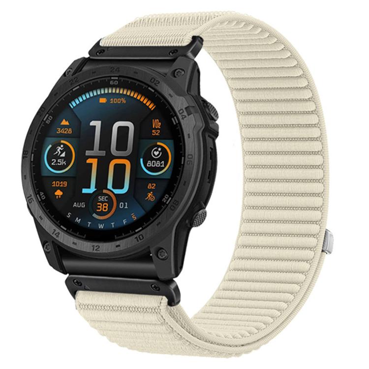 E-shop NYLON QUICK FIT Vymeniteľný remienok pre Garmin - šírka 22mm béžový