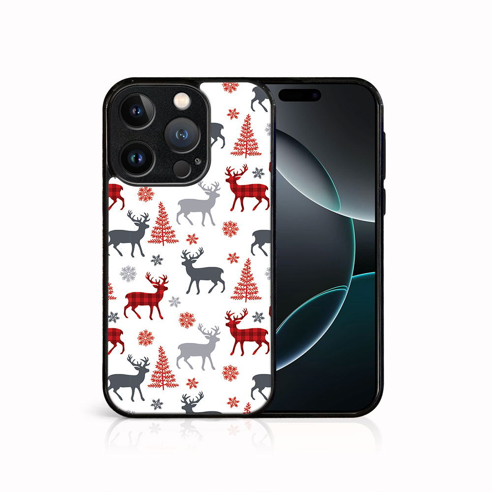 E-shop MY ART Kryt s vianočným dizajnom Apple iPhone 16 Pro Max DEER (068)