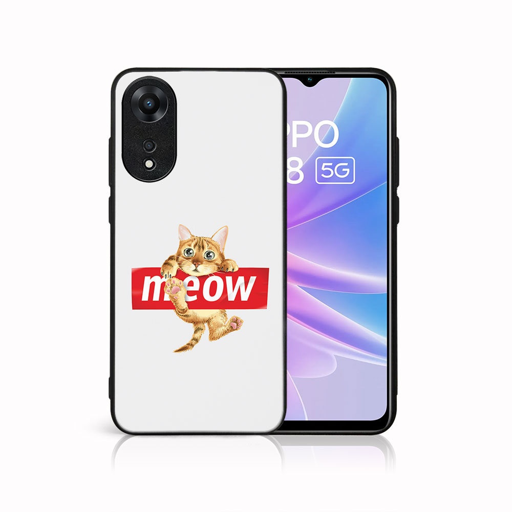 E-shop MY ART Ochranný kryt pre Oppo A78 5G MEOW (183)