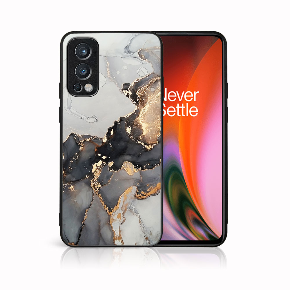 E-shop MY ART Ochranný obal OnePlus Nord 2 5G -GREY MARBLE (140)