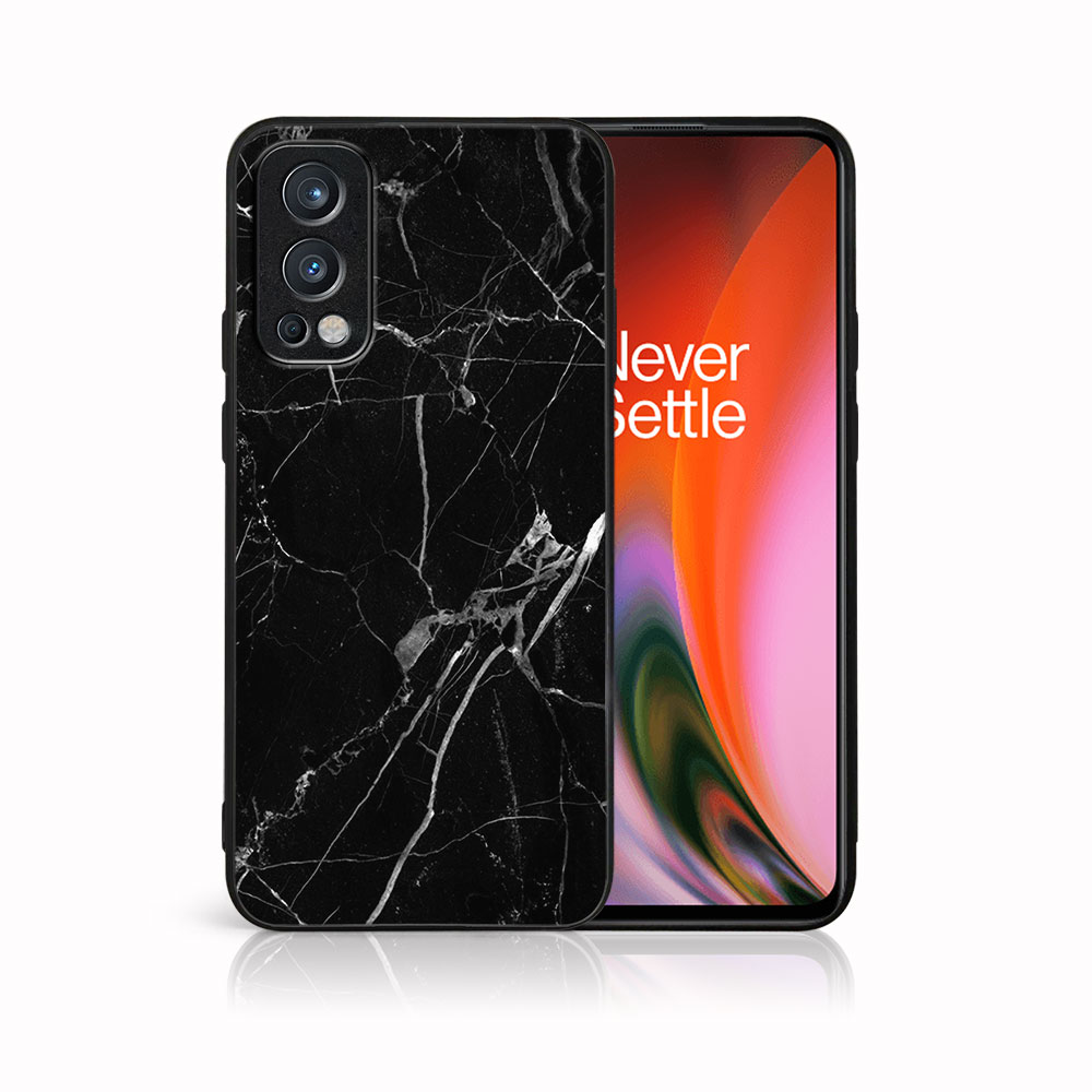 E-shop MY ART Ochranný obal OnePlus Nord 2 5G -BLACK MARBLE (142)