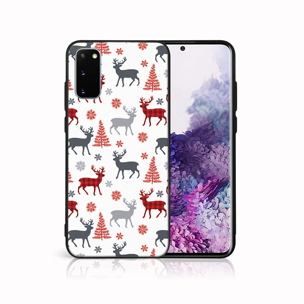 E-shop MY ART Kryt s vianočným dizajnom Samsung Galaxy S20 DEER (068)