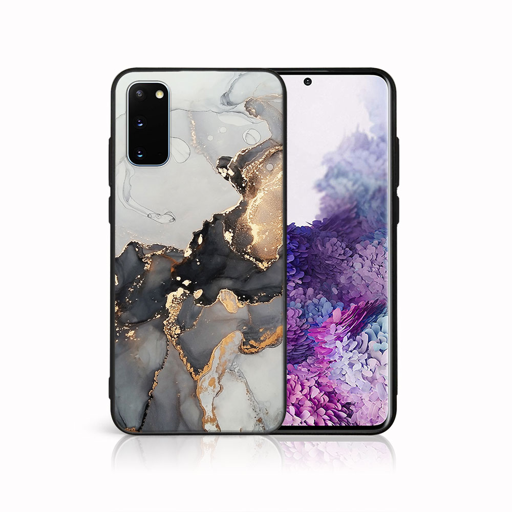 E-shop MY ART Ochranný kryt pre Samsung Galaxy S20 GREY MARBLE (140)