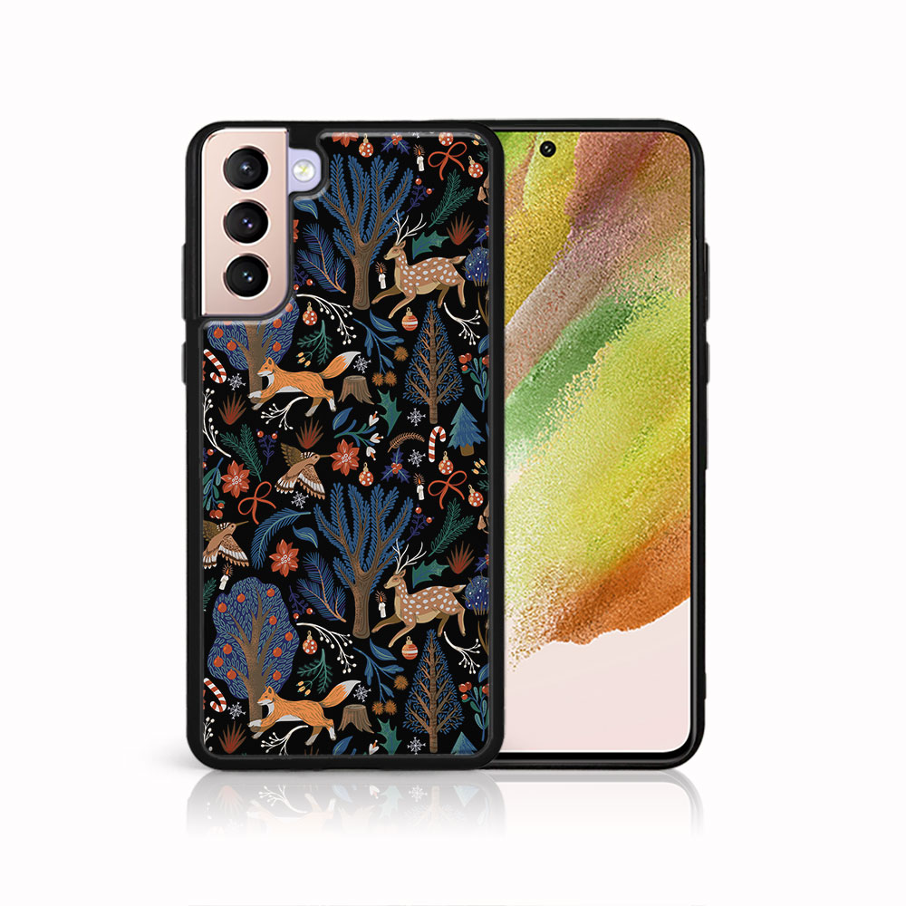 E-shop MY ART Kryt s vianočným dizajnom Samsung Galaxy S21 5G WINTER (071)