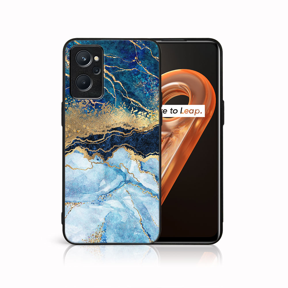 E-shop MY ART Ochranný obal Realme 9i -BLUE MARBLE (141)