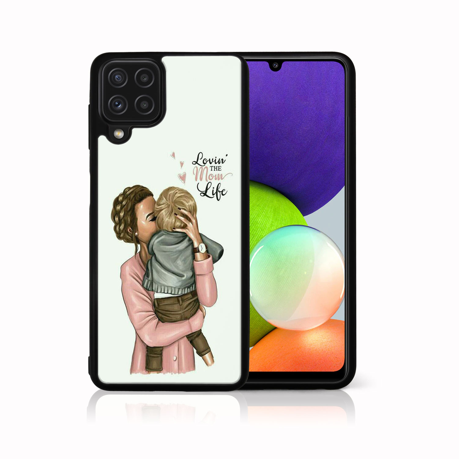 E-shop MY ART Silikónový kryt Samsung Galaxy A22 MOM LIFE (118)