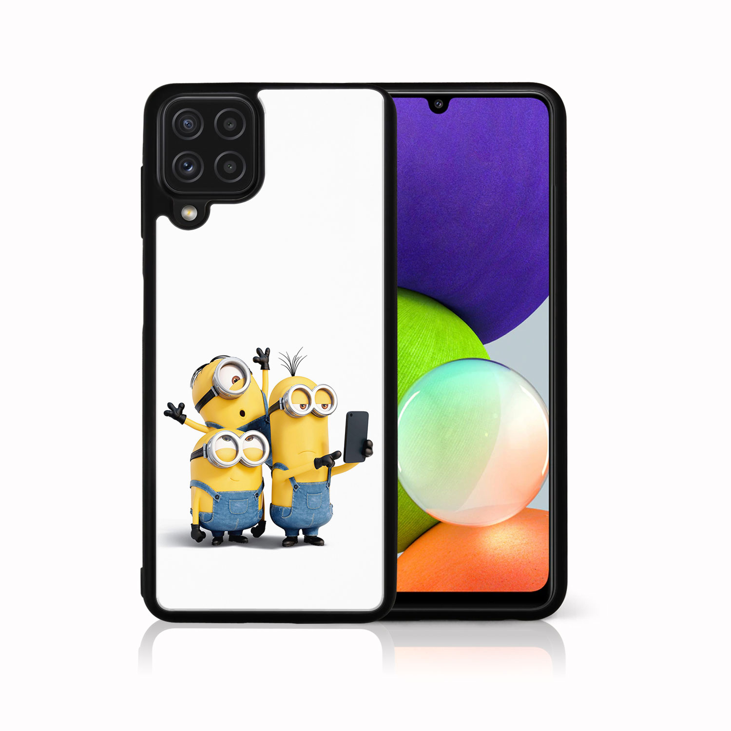 E-shop MY ART Silikónový kryt Samsung Galaxy A22 MINIONS SELFIE (022)
