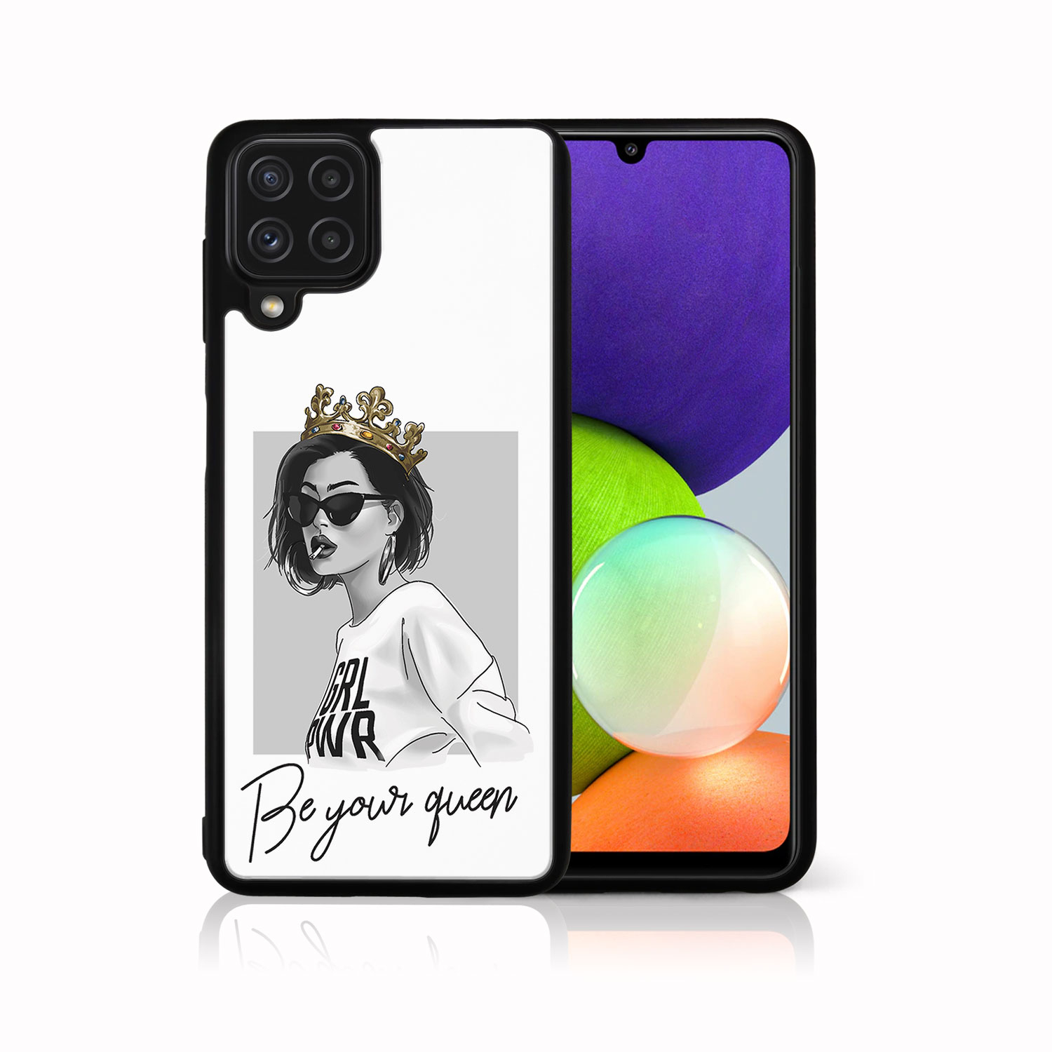 E-shop MY ART Silikónový kryt Samsung Galaxy A22 QUEEN (139)