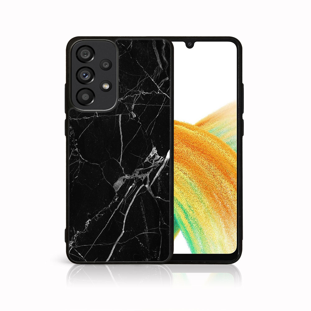 E-shop MY ART Ochranný kryt Samsung Galaxy A33 5G -BLACK MARBLE (142)