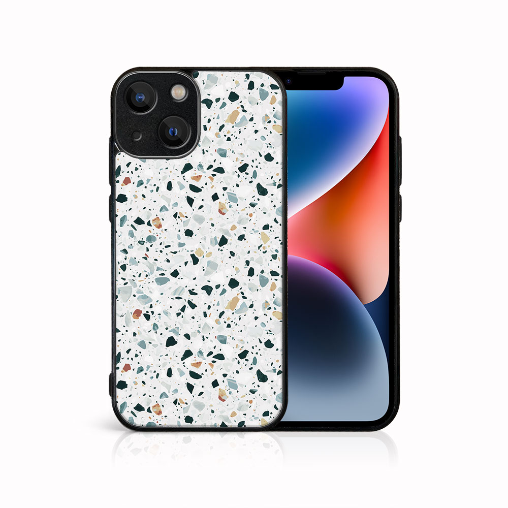 E-shop MY ART Ochranný kryt pre Apple iPhone 15 GREY TERRAZZO (163)