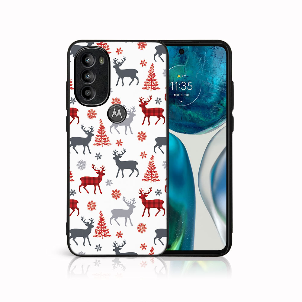 E-shop MY ART Kryt s vianočným dizajnom Motorola Moto G71 5G DEER (068)