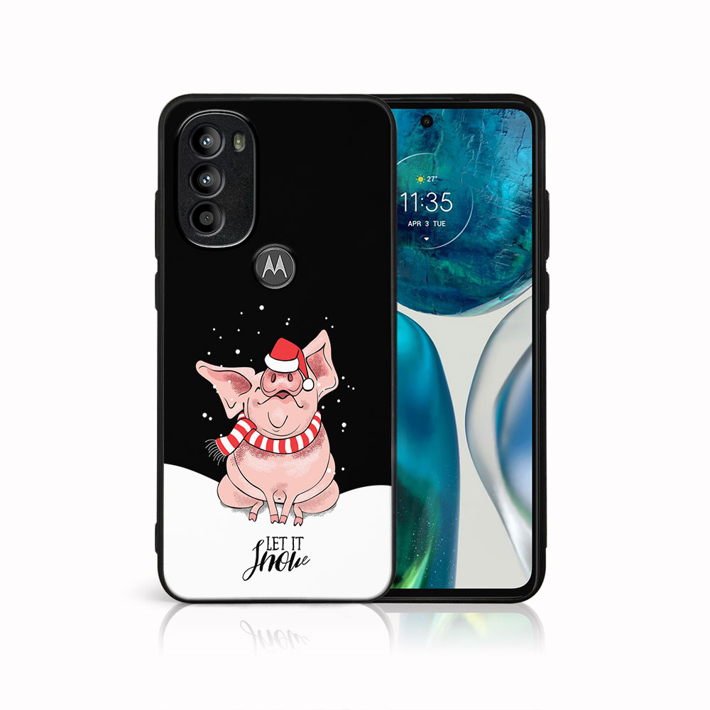 E-shop MY ART Kryt s vianočným dizajnom Motorola Moto G71 5G LET IT SNOW (075)