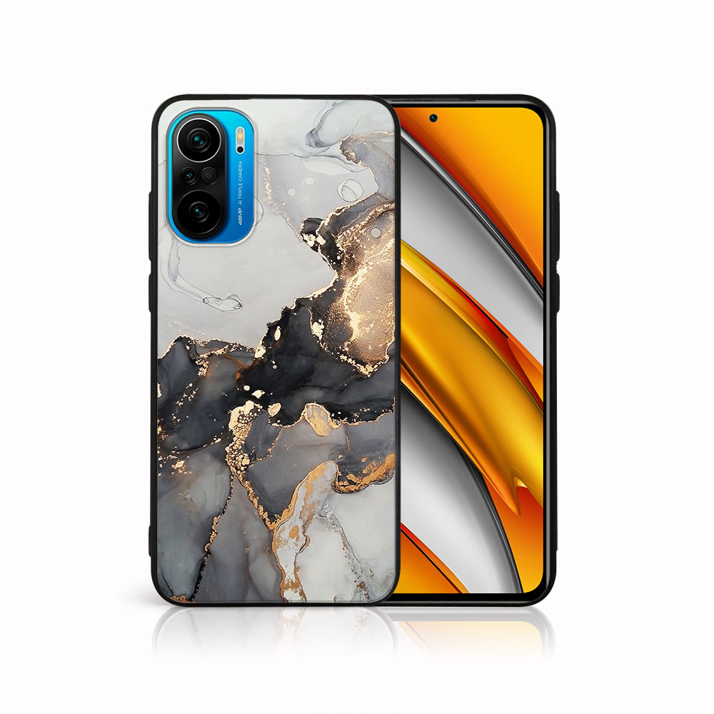 E-shop MY ART Silikónový obal Xiaomi Poco F3 GREY MARBLE (140)