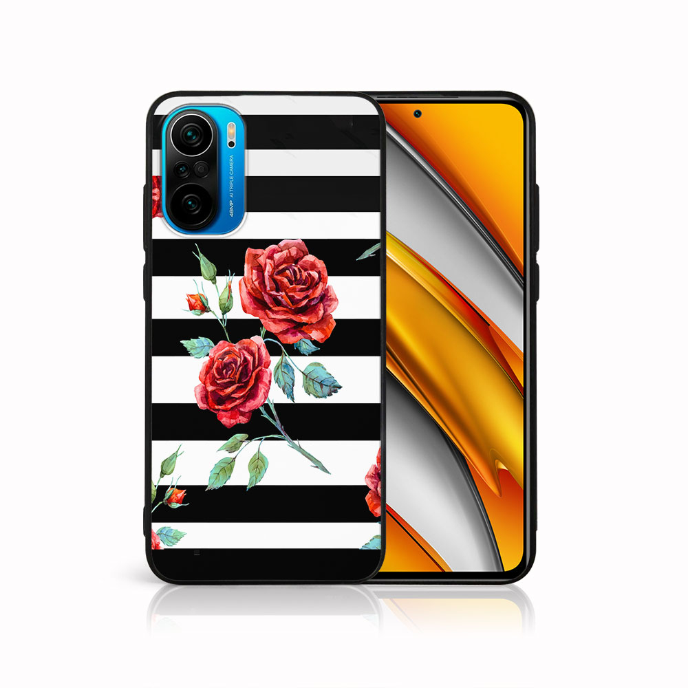 E-shop MY ART Silikónový obal Xiaomi Poco F3 BLACK AND WHITE (034)