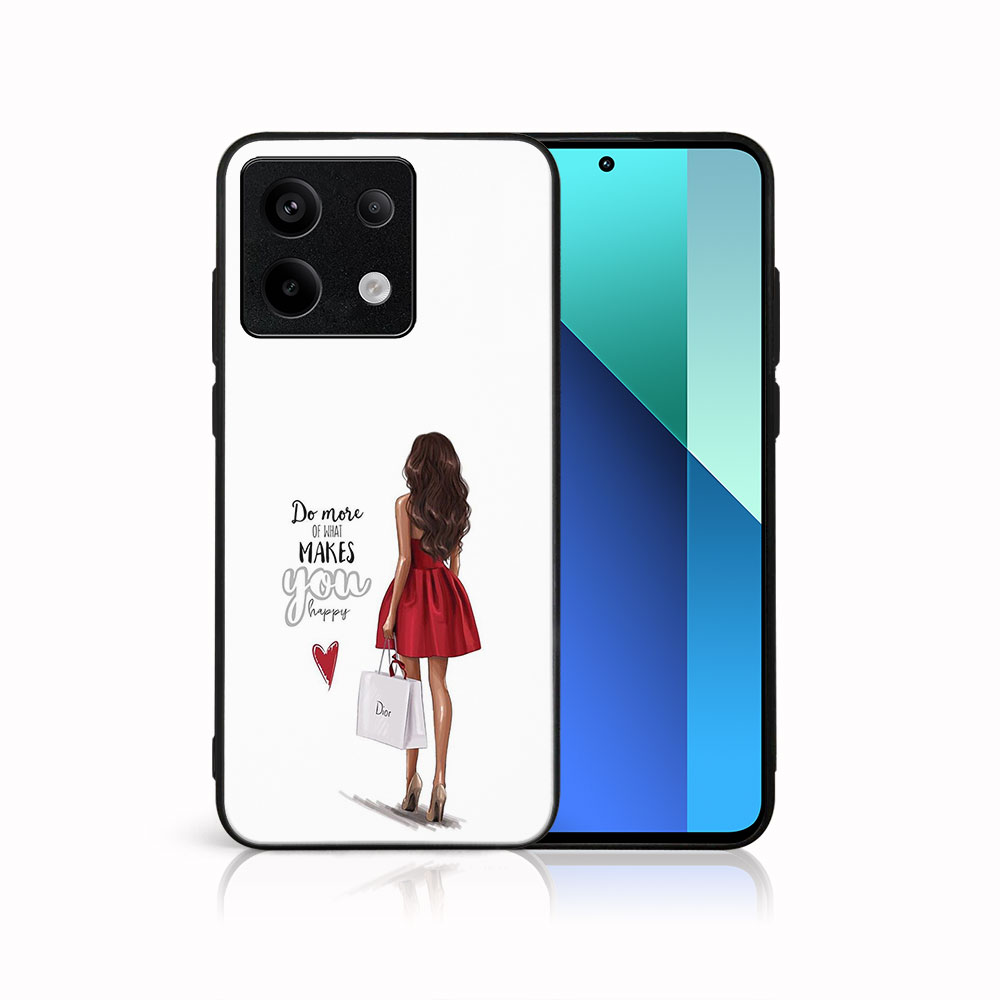 E-shop MY ART Ochranný kryt pre Xiaomi Redmi Note 13 Pro 5G RED DRESS (137)