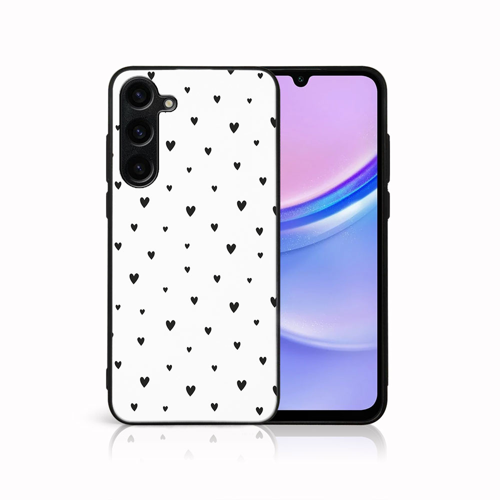 E-shop MY ART Ochranný kryt pre Samsung Galaxy A16 / A16 5G BLACK HEARTS (167)