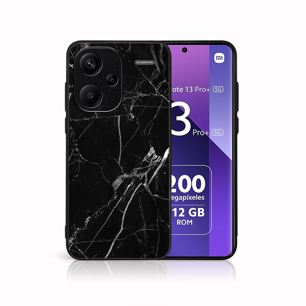 E-shop MY ART Ochranný obal pre Xiaomi Redmi Note 13 Pro+ 5G BLACK MARBLE (142)